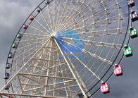 Δημοφιλής ρόδα 50m Ferris λούνα παρκ διαφορετικές μηχανικές δομές προτύπων προμηθευτής