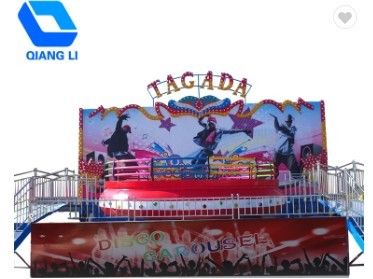 Γύροι Funfair περιστροφικών πλακών Disco Tagada γύρων θεματικών πάρκων καρναβαλιού διασκέδασης στο ρυμουλκό