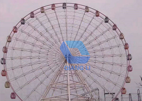 Δημοφιλής ρόδα 50m Ferris λούνα παρκ διαφορετικές μηχανικές δομές προτύπων